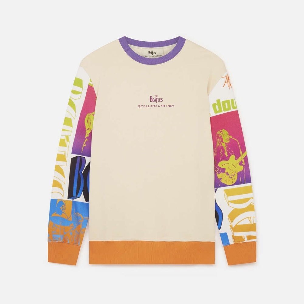 Stella McCartney The Beatles Get Back Organic Cotton Sweatshirt Womens NWT